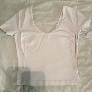 White Lululemon Align Tee